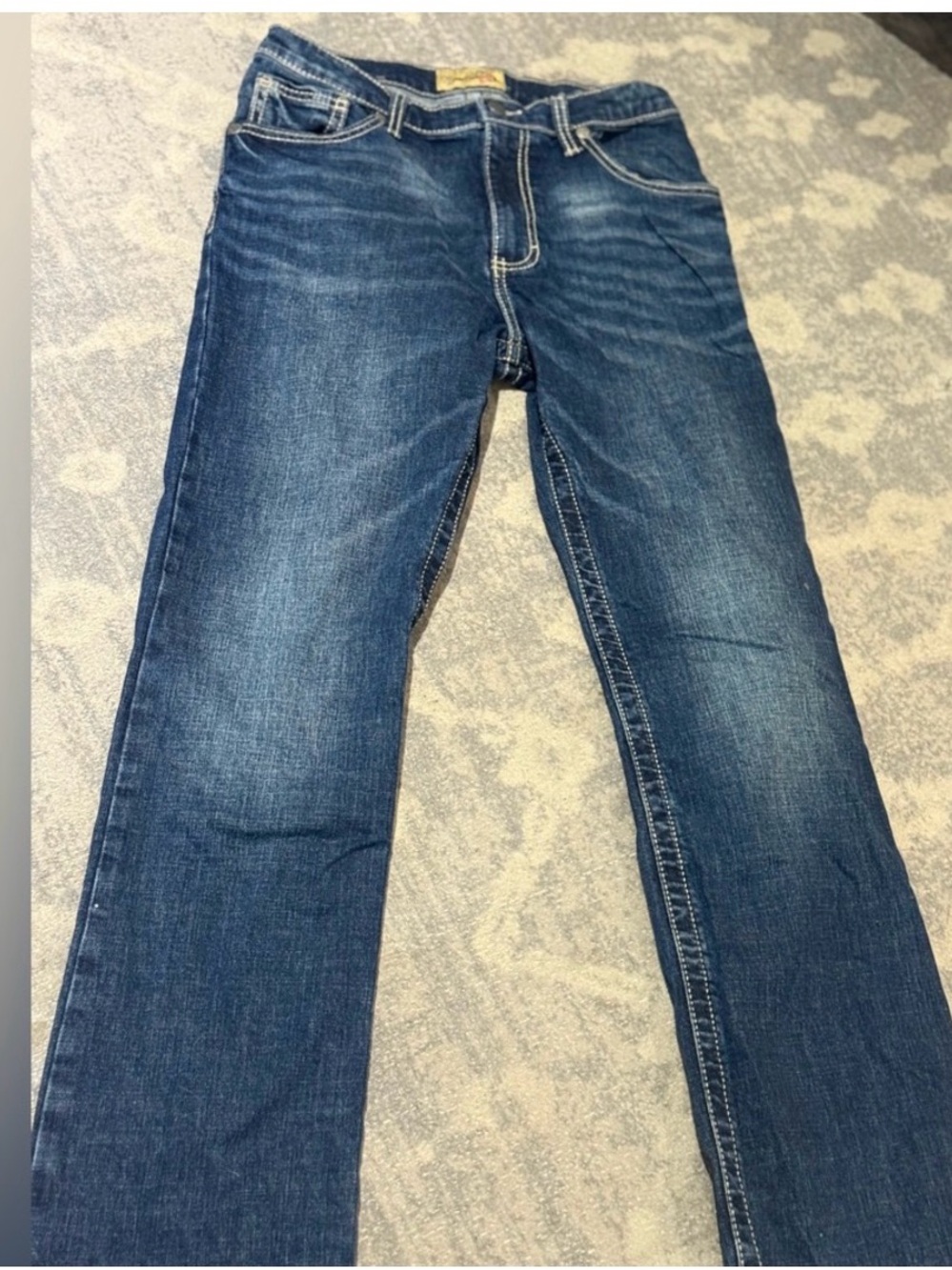 Wrangler 20X Indigo 18 Slim Blue Straight Jeans - Picture 5 of 7